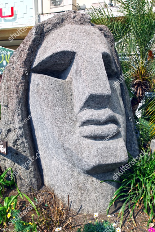 Gabriel Moai | image tagged in gabriel moai | made w/ Imgflip meme maker