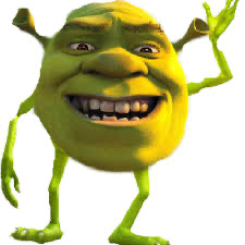 High Quality Shrek wazowski Blank Meme Template