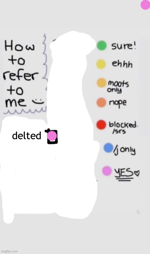 this is mad gay ngl | delted | image tagged in how to refer to me | made w/ Imgflip meme maker