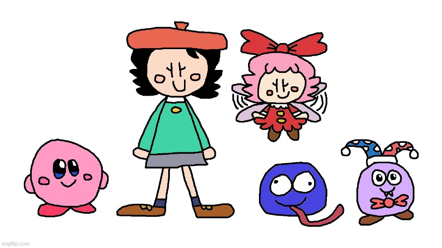 My Dream Friends of Kirby Star Allies | image tagged in kirby,fanart,cute,parody,artwork,comics/cartoons | made w/ Imgflip meme maker