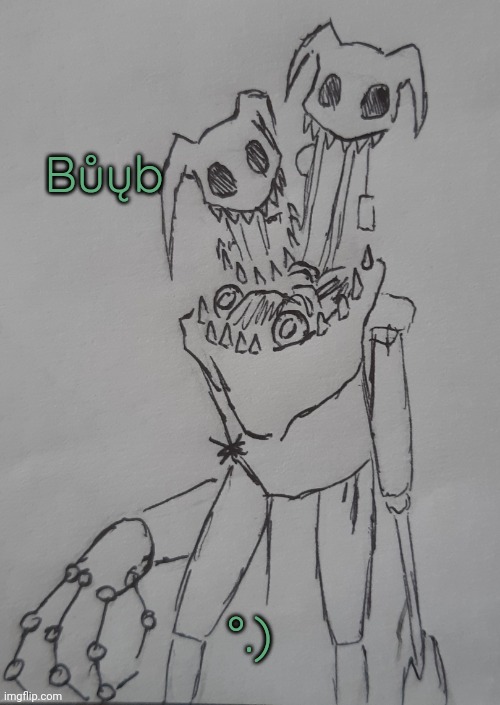Bůųb (request from BubTheSpookyAnimotronic  ) | Bůųb; °.) | image tagged in b b | made w/ Imgflip meme maker