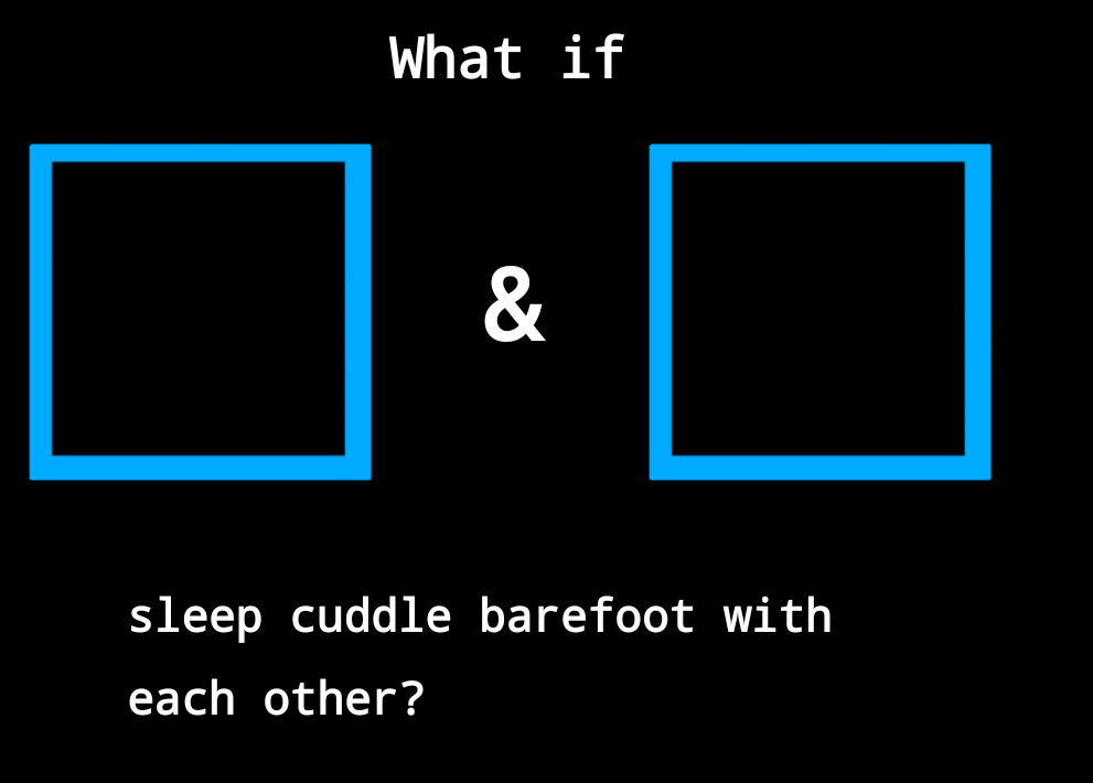 what if they sleep cuddle with each other Blank Meme Template