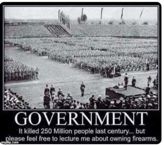 250 Million people killed | image tagged in government,firearms,political meme | made w/ Imgflip meme maker