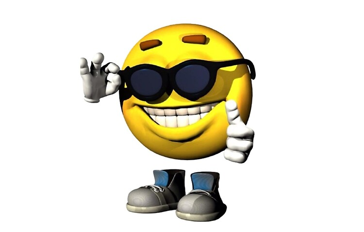 High Quality Sunglasses emoji Blank Meme Template