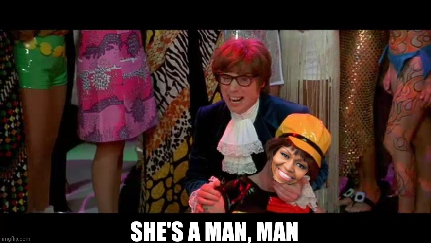 She's a man, Baby! | SHE'S A MAN, MAN | image tagged in she's a man baby | made w/ Imgflip meme maker
