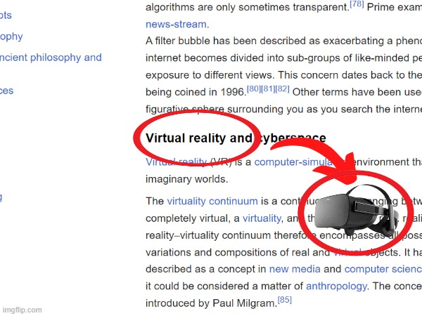 Virtual Realiry!!1! | image tagged in funny,memes | made w/ Imgflip meme maker
