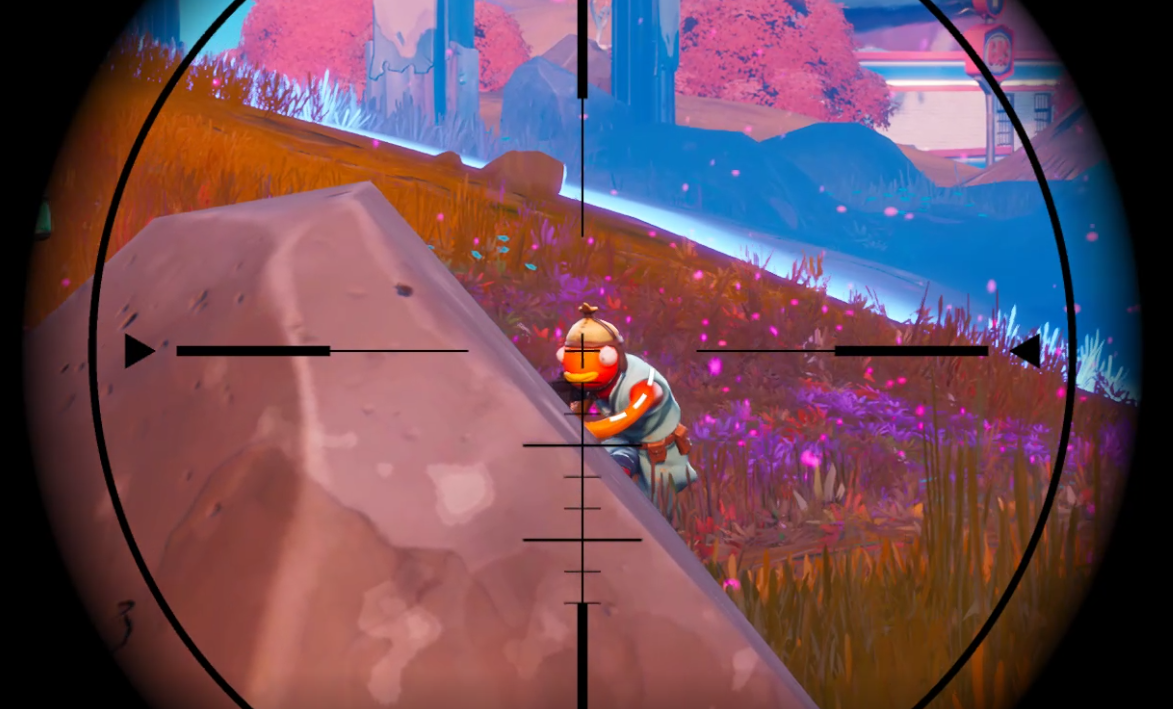 Fishstick being sniped Blank Meme Template