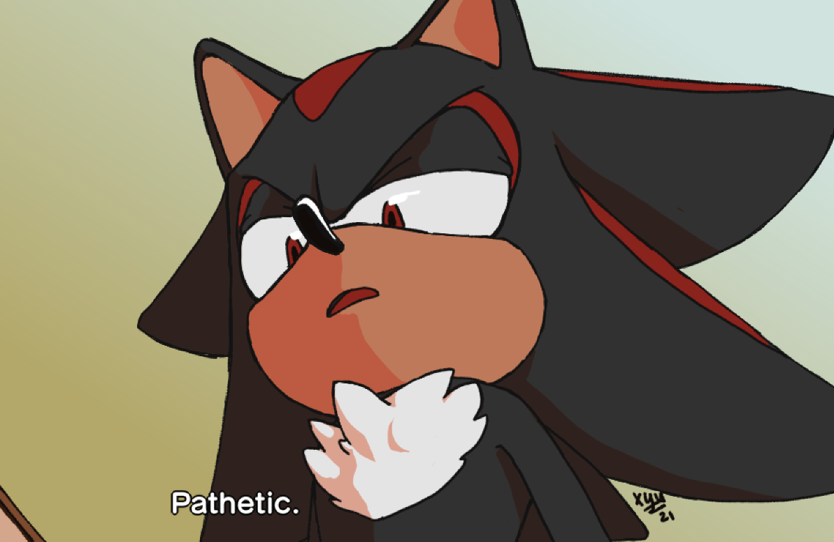 shadow pathetic Blank Meme Template