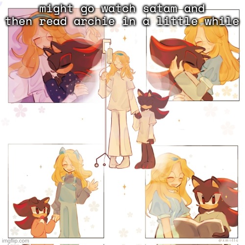 wholesome sib stuff!! | might go watch satam and then read archie in a little while | image tagged in wholesome sib stuff | made w/ Imgflip meme maker