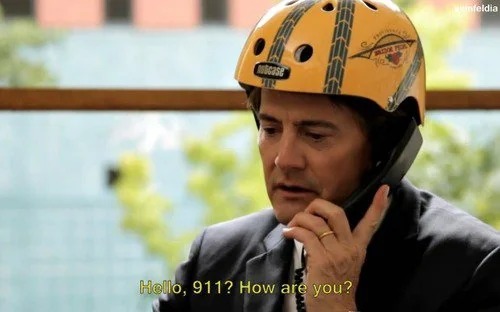 High Quality Twin Peaks Dougie 911 Blank Meme Template