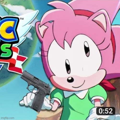 She wields a gun | image tagged in mr incredible becoming idiot phase 20 | made w/ Imgflip meme maker