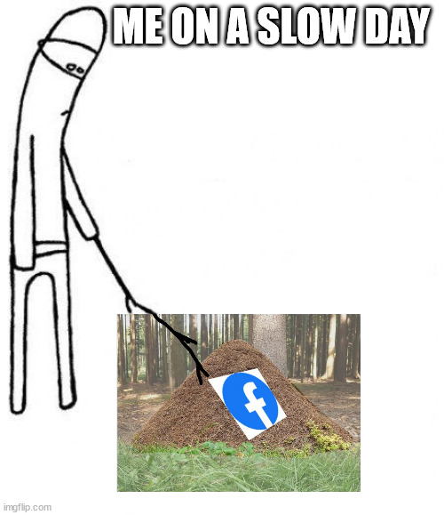 Commenting on FB posts be like | ME ON A SLOW DAY | image tagged in c'mon do something,facebook problems | made w/ Imgflip meme maker