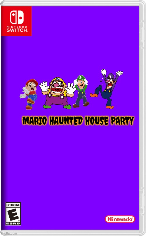 mario haunted house party | MARIO HAUNTED HOUSE PARTY | image tagged in nintendo switch,mario,halloween,fake,minigames,mario party | made w/ Imgflip meme maker