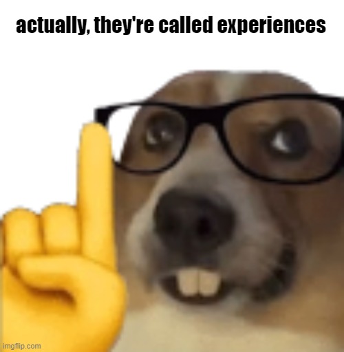 road block | actually, they're called experiences | image tagged in roblox | made w/ Imgflip meme maker