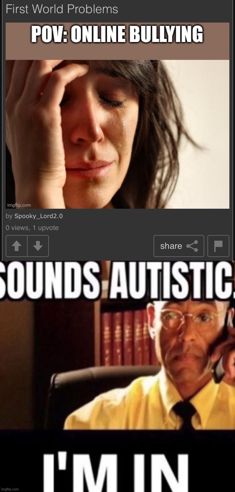 image tagged in sounds autistic | made w/ Imgflip meme maker