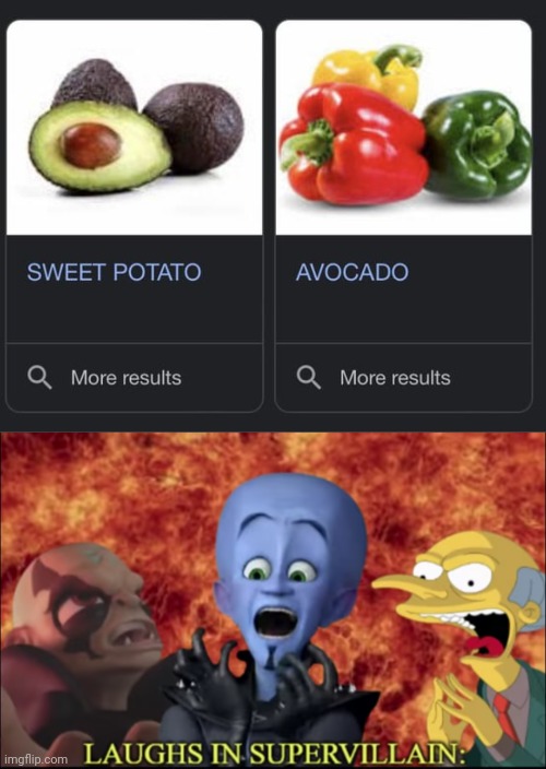 Avocado, Peppers | image tagged in laughs in super villain,avocado,peppers,you had one job,memes,pepper | made w/ Imgflip meme maker