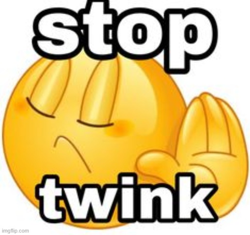 stop twink | image tagged in stop twink | made w/ Imgflip meme maker