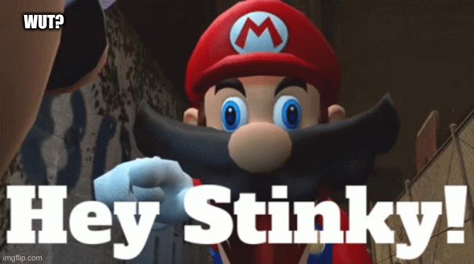 Get Hey Stinkied. | WUT? | image tagged in hey stinky | made w/ Imgflip meme maker