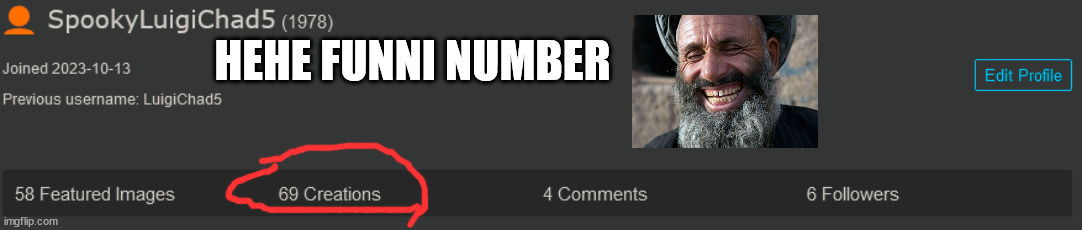 HEHE FUNNI NUMBER | made w/ Imgflip meme maker