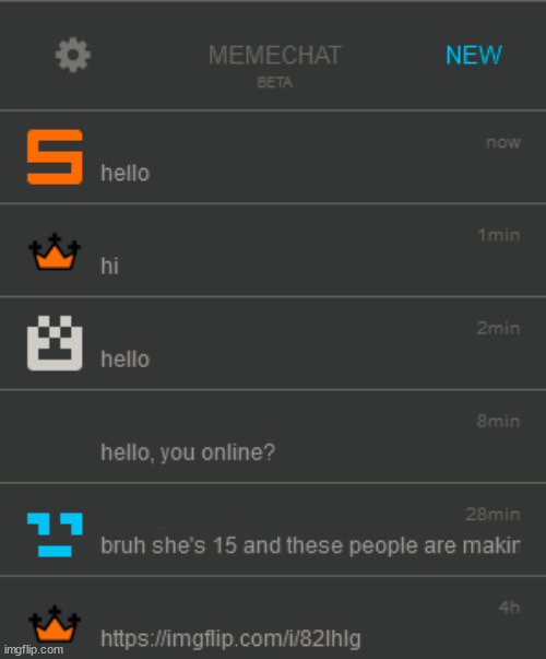 guess who i'm memechatting | made w/ Imgflip meme maker