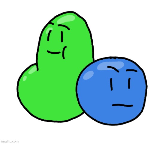 These two | image tagged in ball,oval | made w/ Imgflip meme maker