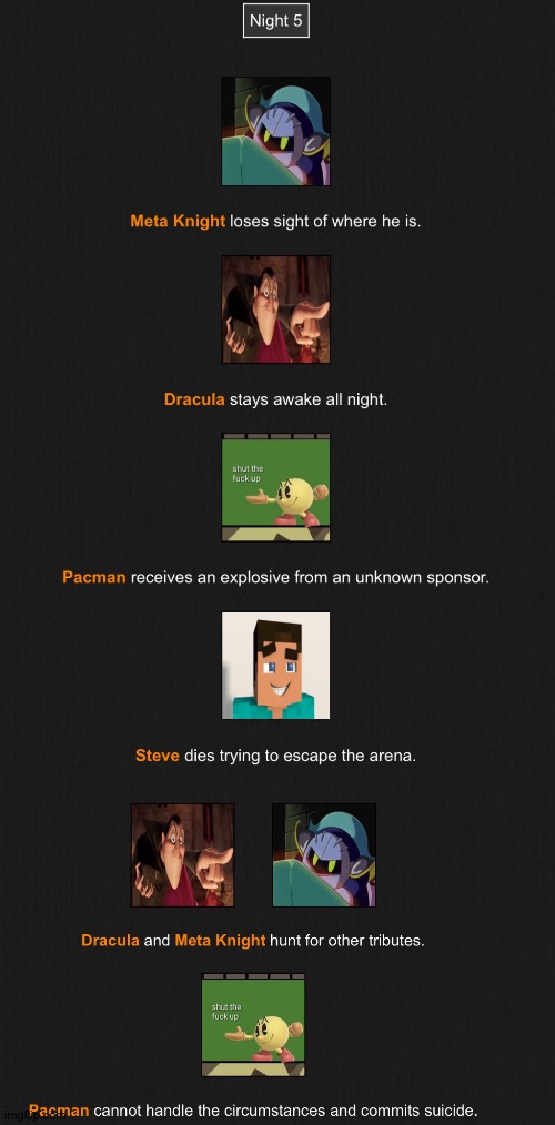 Everyone getting killed knowing damn well theyve killed someone | made w/ Imgflip meme maker
