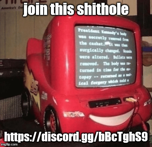 join this shithole; https://discord.gg/bBcTghS9 | made w/ Imgflip meme maker