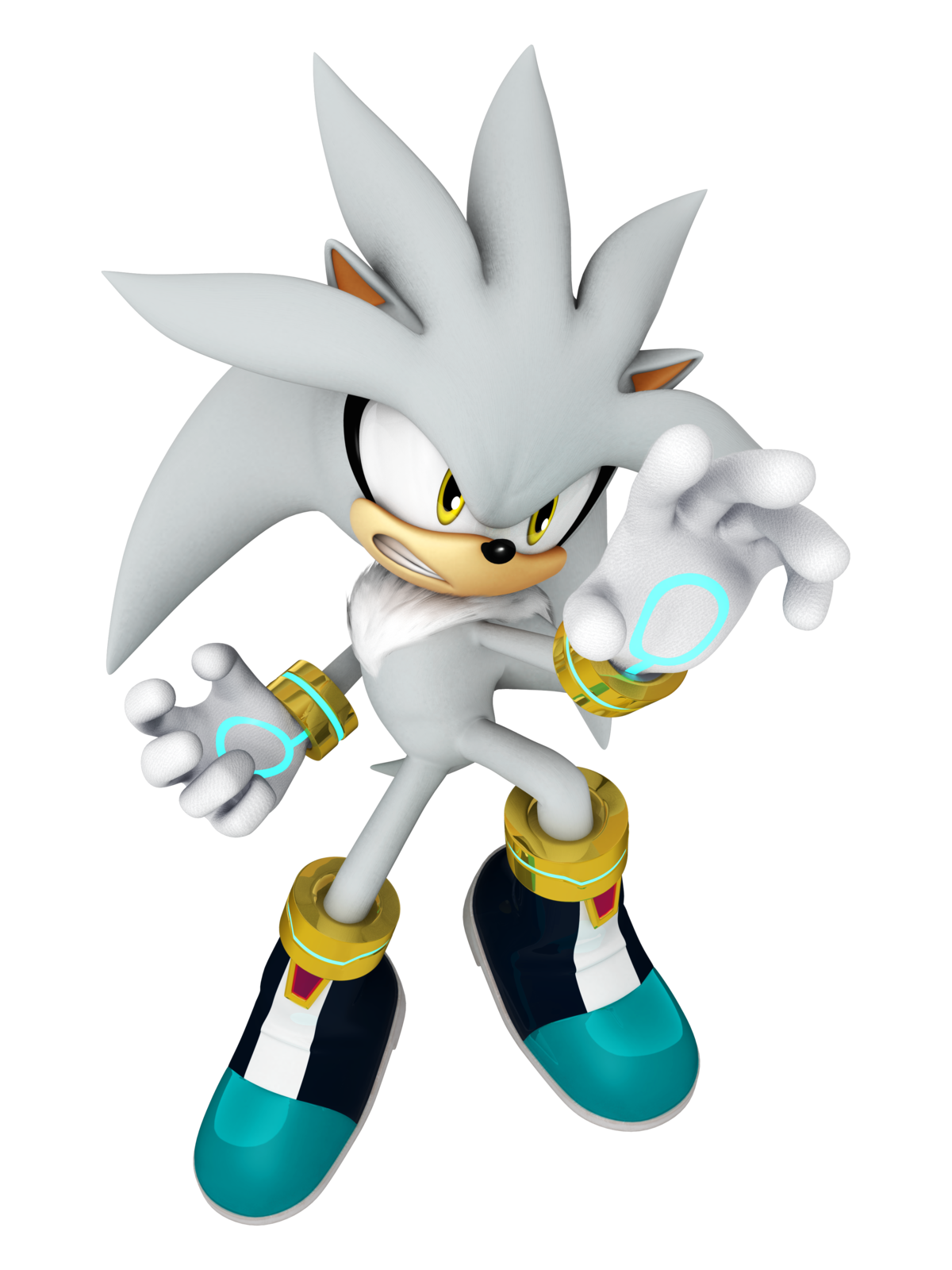 High Quality Silver The Hedgehog Blank Meme Template