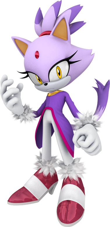 Blaze The Cat Blank Meme Template