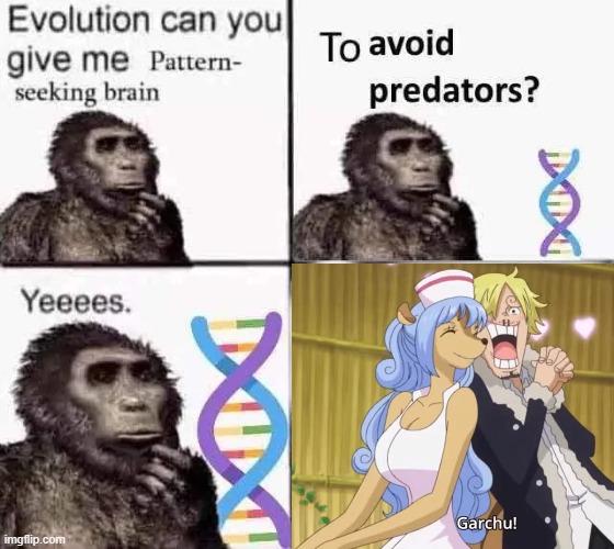 Probably the main reason why even non-furries simp over anthro characters (By Toei Animation) | image tagged in memes,evolution,furry memes,one piece | made w/ Imgflip meme maker