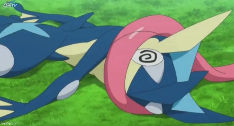 Ded | image tagged in greninja loses | made w/ Imgflip meme maker