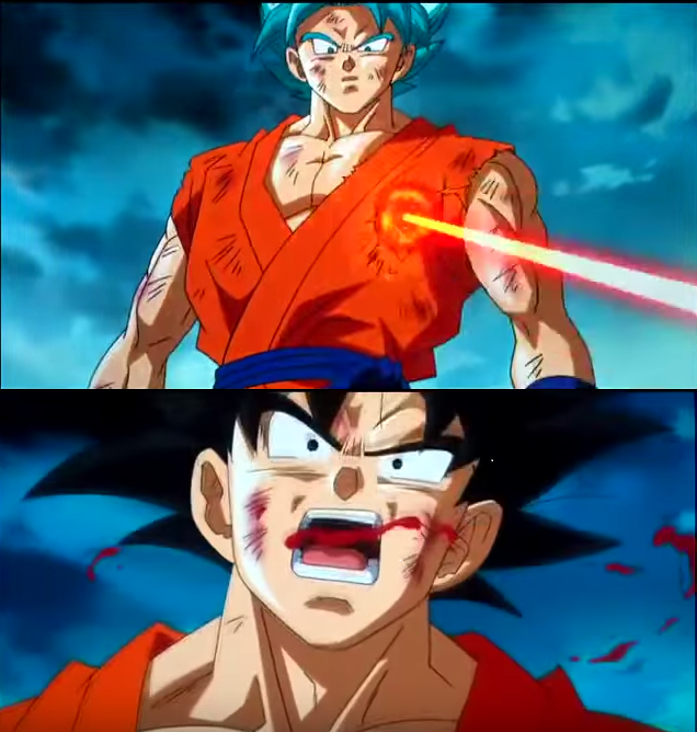 High Quality Goku Getting Shot Blank Meme Template