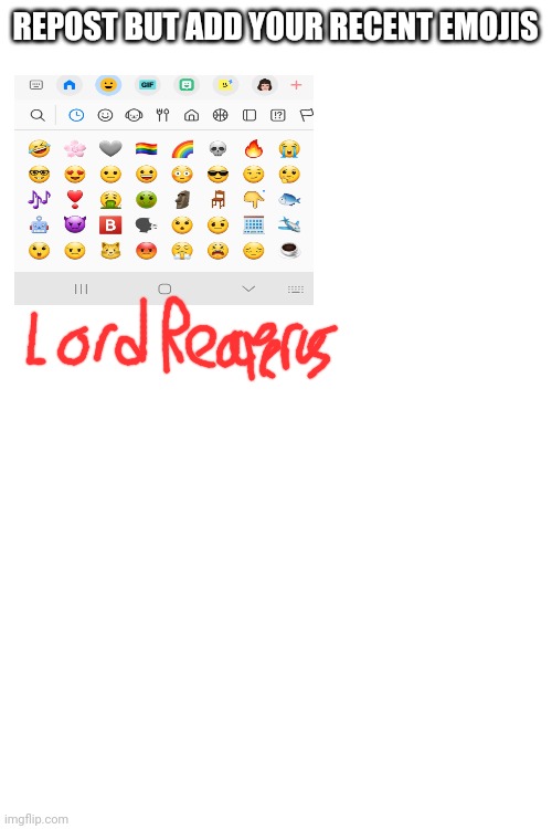 the pride flag thing was for satire | REPOST BUT ADD YOUR RECENT EMOJIS | made w/ Imgflip meme maker