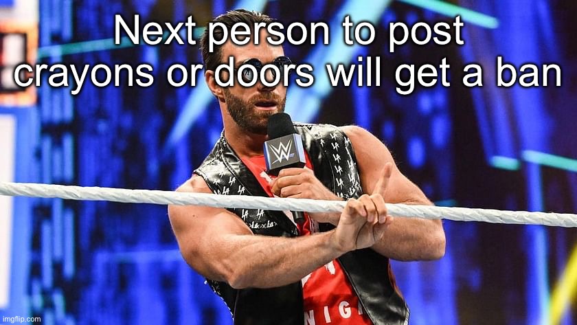 /j | Next person to post crayons or doors will get a ban | image tagged in la knight nah nah | made w/ Imgflip meme maker
