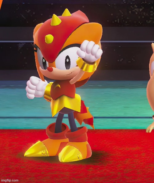 SHE'S SO CUTE (Sonic Superstars spoilers) | made w/ Imgflip meme maker