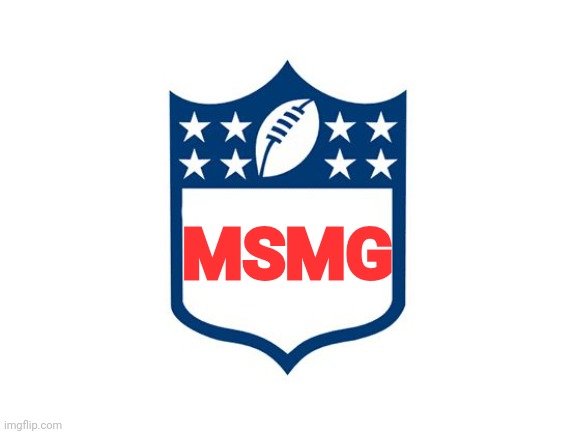 Nfl Logo | MSMG | image tagged in nfl logo | made w/ Imgflip meme maker