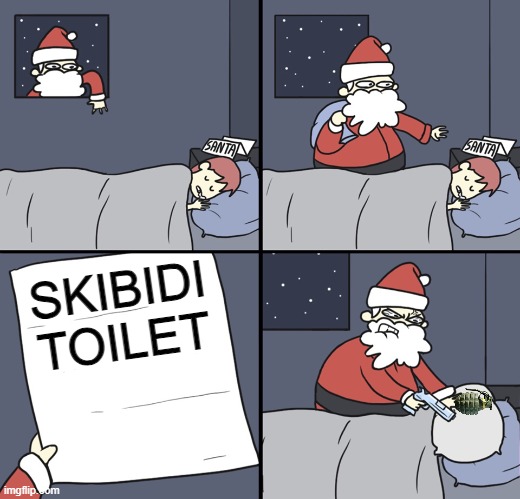 it's overrated now | SKIBIDI
TOILET | image tagged in letter to murderous santa,front page,memes | made w/ Imgflip meme maker