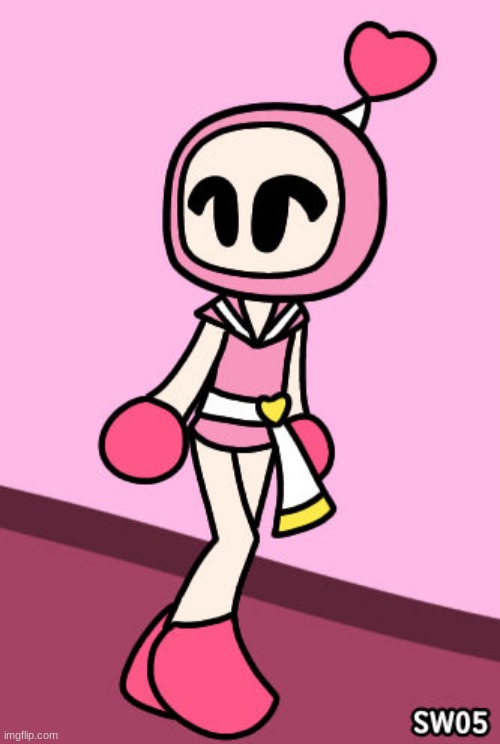 Pink Bomber walk (Art by Sweetwolf05) | made w/ Imgflip meme maker