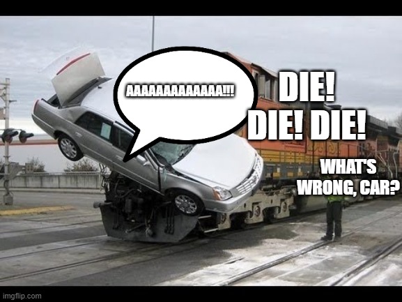 The car crash is bigger than you think - Imgflip