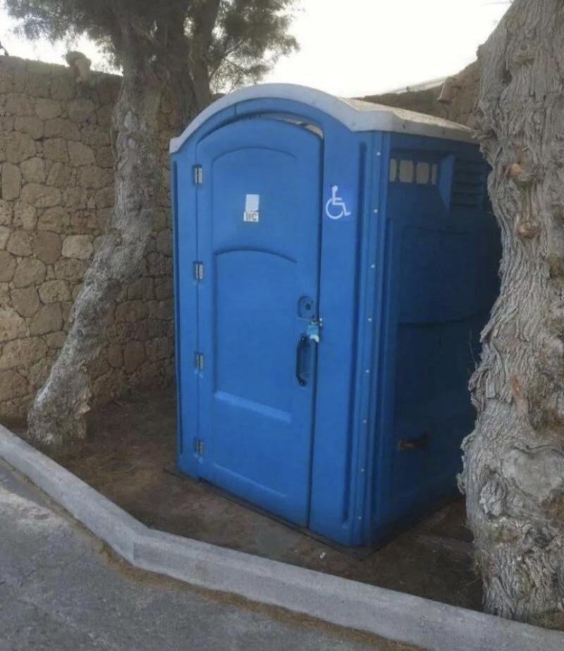 Portable toilets Blank Meme Template