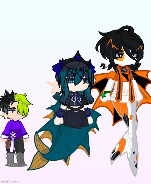 My characters in Gacha life 2