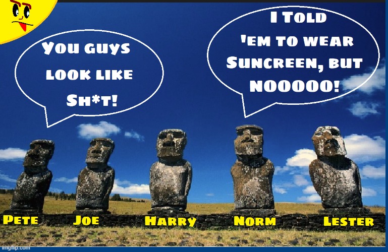 Easter Island heads? : r/memes