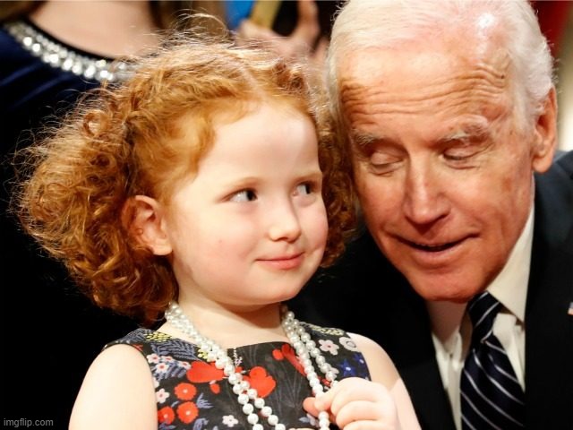 Creepy joe Biden | image tagged in creepy joe biden | made w/ Imgflip meme maker