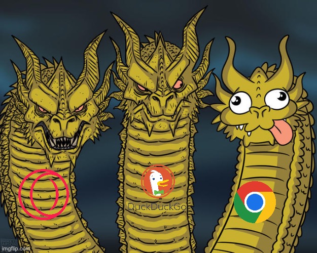 Three-headed Dragon | image tagged in three-headed dragon | made w/ Imgflip meme maker