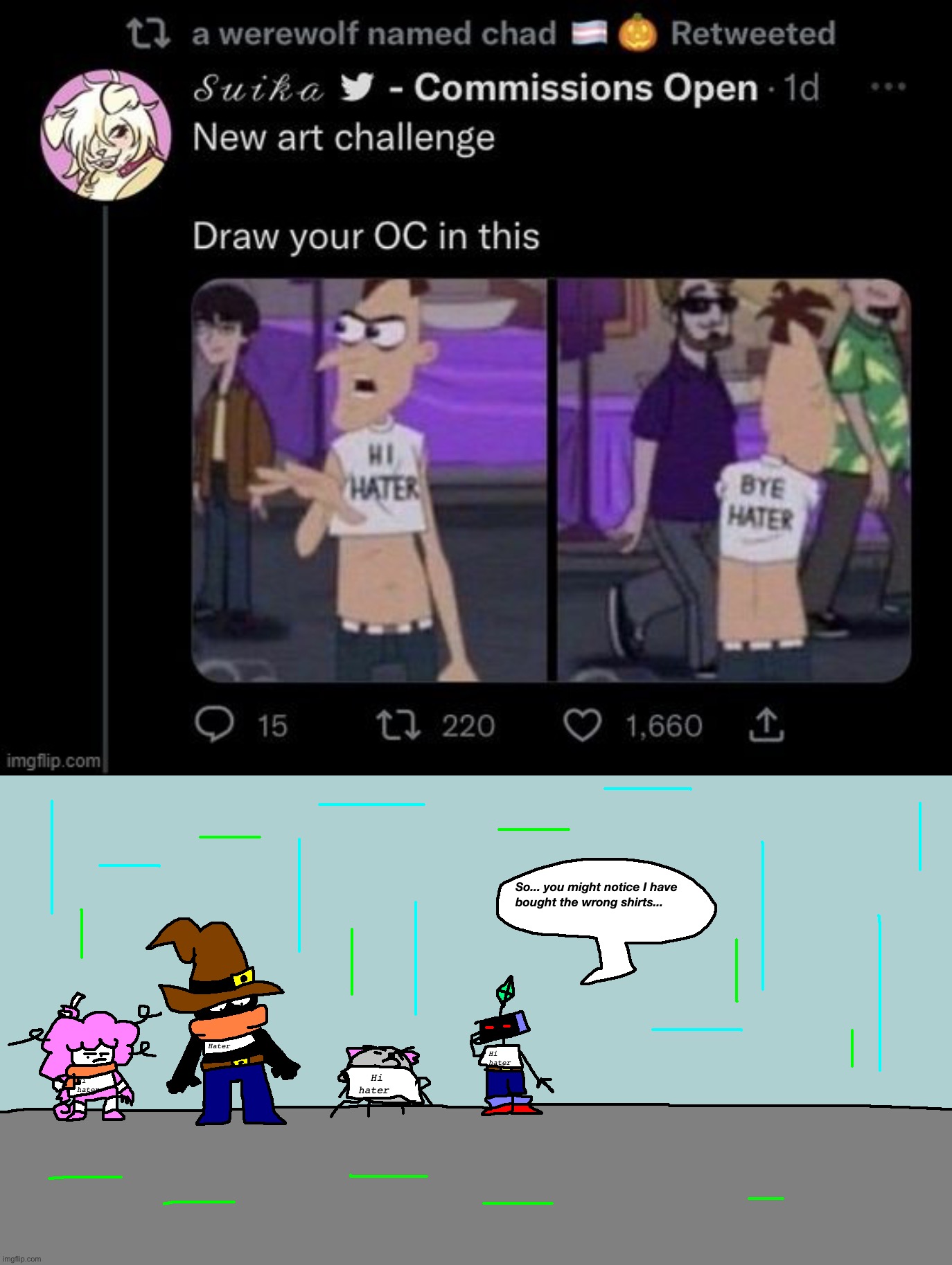 I don’t remember this episode of phineas and ferb | image tagged in phineas and ferb,drawing | made w/ Imgflip meme maker