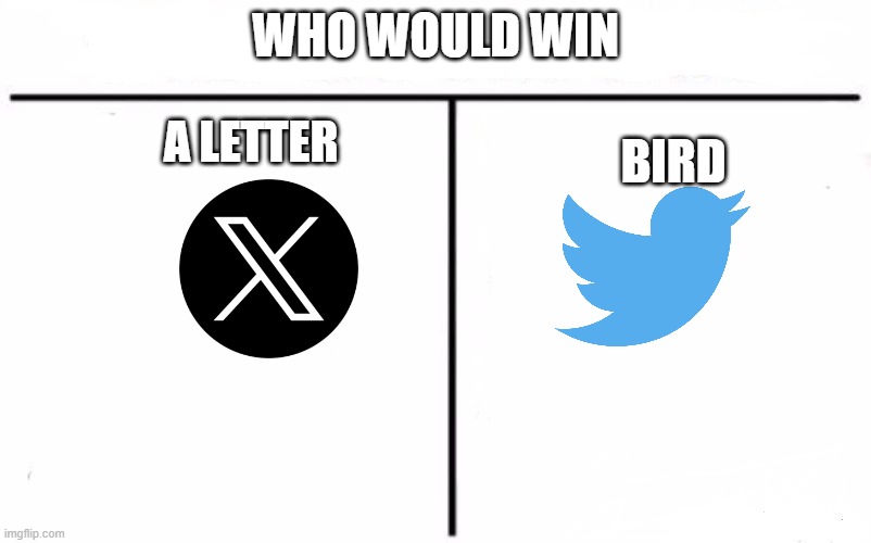 Who Would Win Blank | WHO WOULD WIN; BIRD; A LETTER | image tagged in who would win blank | made w/ Imgflip meme maker