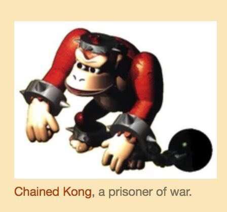 Chained kong Blank Meme Template