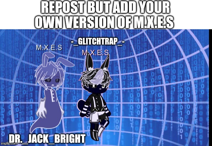 -_GLITCHTRAP_- | image tagged in fnaf,gacha club | made w/ Imgflip meme maker