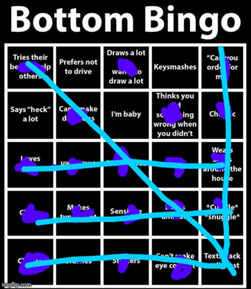 5 bingos | image tagged in bottom bingo,dragonz | made w/ Imgflip meme maker