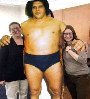 Andre the giant Blank Meme Template